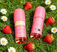 KOSY MOSY Brume Corporelle Écologique Luxueuse et Mignonne Macaron Fraise 90ml Parfum Longue Durée Doux Fruité Jasmin Floral