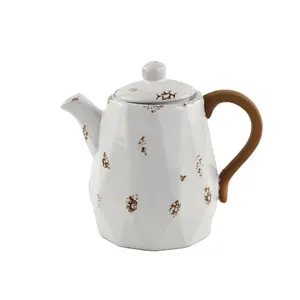 Speciale finito gres tea bollitore da tè in ceramica set con teiera