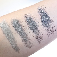 Vente chaude Argent Glitter Cristal Flocons Ongles Métal Miroir Champagne Paillettes Holographique Poudre Galaxy Nail Art Paillettes