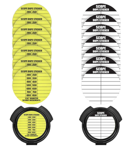 Tùy chỉnh phạm vi DOPE Sticker Pack,1.5 inch có thể ghi có thể tháo rời tự dính nhãn cho dài-phạm vi chụp <span class=keywords><strong>Rifle</strong></span> - Product Image 6