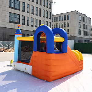 Castillo Inflable Oxford Resistente con Tobogán, Anti-Decoloración, Colorido, Fácil de Instalar, para Niños - Product Image 3