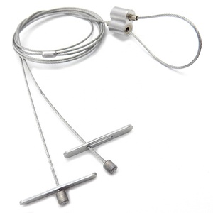 1,5mm sistema de iluminación suspender luces LED de <span class=keywords><strong>alambre</strong></span> de <span class=keywords><strong>acero</strong></span> con techo archivo adjunto - Product Image 3