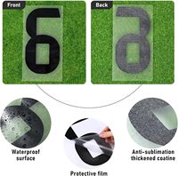 Numéros transformés irrégulièrement, vêtements personnalisés en vrac, autocollants thermiques DTF, logo, vêtements, transfert d'images par sérigraphie