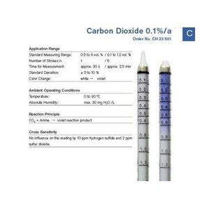 Tube de détection de gaz au peroxyde d'hydrogène Drager 0,1-3 ppm pour la détection de gaz toxiques - Product Image 4