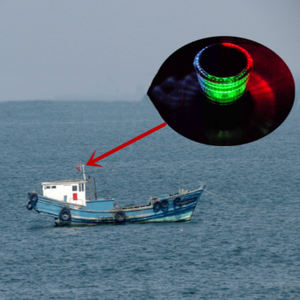 Lumière de navigation marine avec GPS Équipement de navigation de <span class=keywords><strong>bateau</strong></span> Feu de signalisation marin solaire Drague Barge Lampes de yacht - Product Image 1