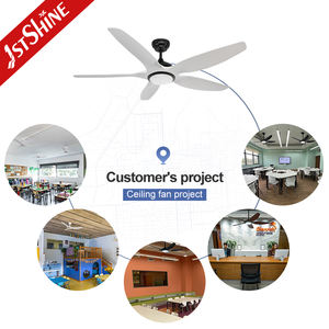 1stshine LED Ventilador de techo Rústico Ajuste de tiempo 60 "ABS Blades Fancy Ventilador de techo eléctrico - Product Image 5
