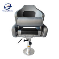 Chaise de pilote marine pliable avec support ergonomique, siège de bateau de qualité commerciale