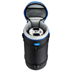 Casing Kantong Lensa Kamera JJC untuk FE 200-<span class=keywords><strong>600Mm</strong></span> F/5.6-6.3 G OSS Tas Pelindung Hitam Lembut Poliester Ritsleting Ukuran Interior 5,5X14,6 - Product Image 2