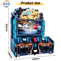 Machine de jeu d'arcade de tir à 4 joueurs Sea Blaze, simulateur commercial d'intérieur pour centre de jeux