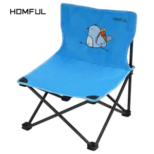 HOMFUL-silla plegable de tela Oxford para acampada, portátil, impermeable, para playa, para niños, venta al por mayor