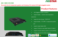 Kartu Grafis Independen 2G-4G Desktop CPU Standar OPS I3/I5/I7 Win10/Linux MINIPC Aksesoris Komputer Industri Stok 128G