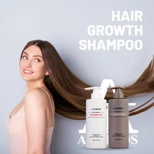AG薄荷油有机头发生长洗发水和含有生长成分的护发素保湿干燥头皮脱发洗发水