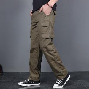 <span class=keywords><strong>Pantalon</strong></span> <span class=keywords><strong>Homme</strong></span> Léger Décontracté Coupe Droite Multi-Poches <span class=keywords><strong>Grande</strong></span> <span class=keywords><strong>Taille</strong></span> Automne Vente en Gros - Product Image 2