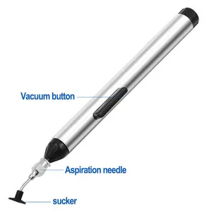 1pc IC SMD Easy Pick Picker Up Vacuum Sucking Pen With 3 Suction Headers Multifunctional Pen