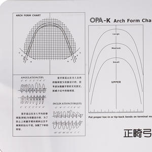 Orthodontic Manual Metal Arch Diagram Comparison Nickel-<b>Titanium</b> <b>Wire</b> Vs Acrylic Diagrams - Product Image 3