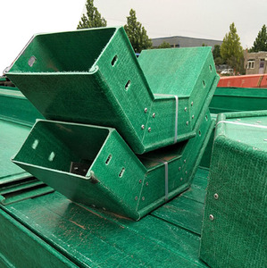 Sợi thủy tinh <span class=keywords><strong>FRP</strong></span>/<span class=keywords><strong>GRP</strong></span> rãnh celbow TEE Cáp khay hỗ trợ cáp khay <span class=keywords><strong>FRP</strong></span> - Product Image 5