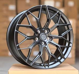 Jantes en alliage d'aluminium forgé OEM 20-21 pouces, concaves profondes, 5x112/5x114.3/5x120, noir mat, haute performance - Product Image 3