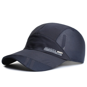 Baseball Cap Mesh Breathable Quick Dry Outdoor Travel Men's Hat Navy Blue Black Rose Red Off White Light Gray Sky Blue - Product Image 2