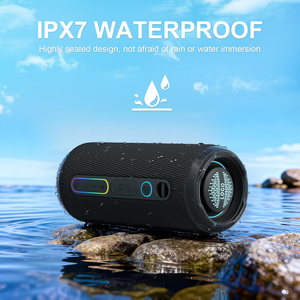 ลำโพงบลูทูธแบบพกพากันน้ำ IPX7พร้อมไฟ RGB แบบไดนามิกลำโพงไร้สายแบบชาร์จไฟได้สำหรับงานเลี้ยงกลางแจ้ง - Product Image 5