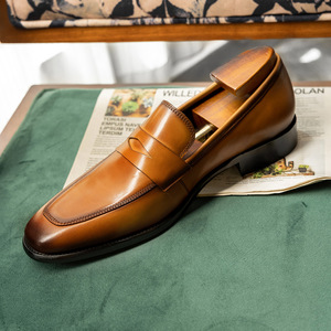 Chaussures habillées respirantes pour hommes - Chaussures Oxford professionnelles en cuir véritable pour le bureau - Product Image 4