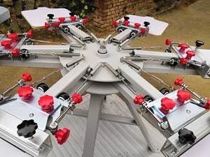 Machine d'impression <span class=keywords><strong>en</strong></span> soie pour t-shirts, 6 couleurs, imprimante avec Micro <span class=keywords><strong>enregistrement</strong></span>, 1 pièce - Product Image 5