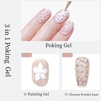 Bellinails Hema Free Poke Gel Classic 8 couleurs Lace Gel Vernis à ongles OEM/ODM Vente en gros Poking Gel Nail Art