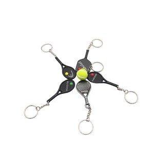 Wsnbwye padel panoramique regalo Anime DIY llavero de goma lindo bolas de Pádel de goma <span class=keywords><strong>Babolat</strong></span> llavero - Product Image 1