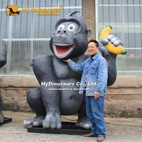 Figurine animatronique géante King Kong Gorille grandeur nature personnalisée