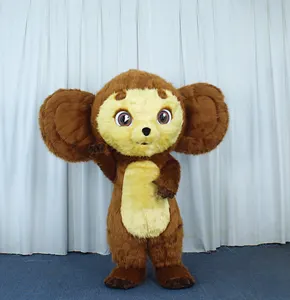 Costume gonfiabile Cheburashka mascotte grande orecchio scimmia Cosplay vestito di carnevale per adulto