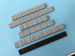 신형 접착식 휠 웨이트 스틸 1/4온스 (0.25온스) 1/2온스 1온스 자동차 밸런스 블록 - Product Image 3