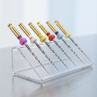 Limes rotatives endodontiques Niti Super Silver élastiques à conicité multiple, activées par la chaleur, en nickel-titane pour le traitement des canaux radiculaires dentaires