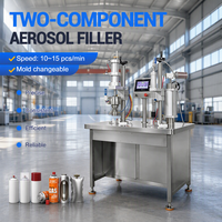 Machine de remplissage d'aérosols BOV avancée, machine de remplissage de pulvérisateurs Bag-on-Valve pour produits de soin de la peau
