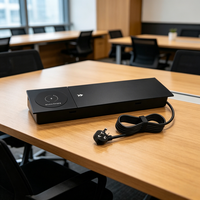 Multiprise de bureau coulissante abordable avec design caché et fonction de chargement USB