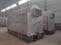 Boiler Air Panas Berbahan Bakar Biomassa YINYU DZH, Pelet Kayu, Sekam Padi, dan Batubara dengan Rak Pemanas Bergerak untuk Pemanasan Sentral Rumah Kaca dan Peternakan Unggas
