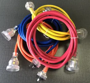 Australien Neuseeland Hochleistungs-Verlängerung kabel 3x1,0mm SAA-Elektrokabel für den Innenbereich Stecker und Buchse