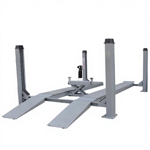 Antool Pont élévateur automobile à quatre poteaux, bras asymétrique, capacité 4500 kg/5T, verrou de sécurité, vérin hydraulique simple, pour voitures et motos, 1,8m-<span class=keywords><strong>2m</strong></span>, 10 - Product Image 4