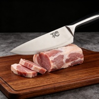 Couteaux de cuisine forgés OEM en acier inoxydable, ensemble de couteaux à éplucher, utilitaires, à pain et de chef, à haute performance et coût-efficace, de la marque TC Stable Supply Chain