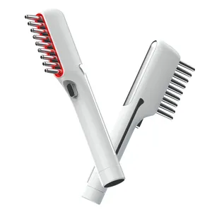 OEM ODM Home Use Metal Hair Comb Vibration Massage Detangling Hair Regrowth Treatments Device