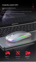 Souris de bureau mini ultra-fine rechargeable 3D personnalisée avec logo, sans fil 2,4 G, Bluetooth optique, avec récepteur USB/Type-C, best-seller