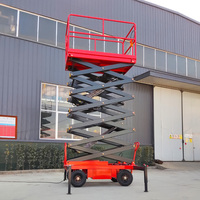 Table élévatrice à ciseaux pour le levage de marchandises en entrepôt, équipement de chargement vertical industriel fixe, matériel de manutention robuste