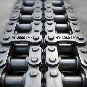 Cadena de oruga forjada Caterpillar 336D, eslabón 6Y-2589, paso de 8.5 pulgadas, cadena de oruga de servicio pesado, pieza de tren de rodaje - Product Image 4