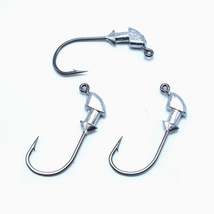 Hotsale non peint arkie jig head hameçon de pêche plomb gros hameçon jighead - Product Image 1