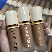 Fond de teint liquide personnalisé de haute qualité fond de teint en soie à couverture complète pour peau noire