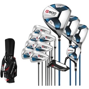 PGM <strong>Golf</strong> <strong>Clubs</strong> Full <strong>Set</strong> for Men Beginners Titanium Alloy Driver Irons Putter S Flex High Rebound Low Center of Gravity 12 Pieces - Product Image 5