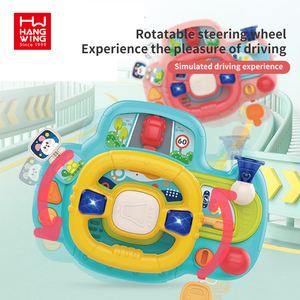 HW TOYS baby puzzle volante elettrico con musica leggera educazione precoce infantile <span class=keywords><strong>giochi</strong></span> di simulazione di guida - Product Image 2