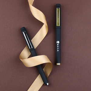 Venta al por mayor de bolígrafos promocionales con logotipo personalizado Clip grande mecanismo de giro de plástico bolígrafos de gel de cuerpo de goma con revestimiento suave - Product Image 6