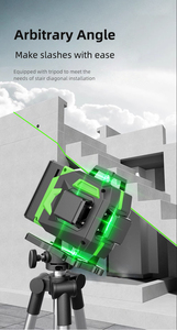 Nivel láser industrial verde Horizontal Vertical portátil de 12 líneas Nivel láser <span class=keywords><strong>giratorio</strong></span> automático DIY - Product Image 3