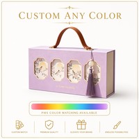 Vente chaude d'usine : Coffret cadeau de gâteaux de lune pour le Festival de la Mi-Automne, emballage de luxe avec poignée en cuir, dorure à chaud, personnalisable OEM, vente en gros