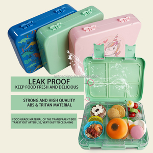 Grande boîte à lunch Bento en plastique portable à <span class=keywords><strong>5</strong></span> <span class=keywords><strong>compartiments</strong></span> pour enfants à usage domestique - Product Image 6