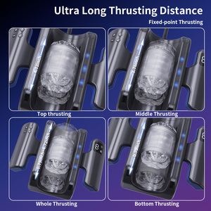 Automatische Telescopische Mannelijke <span class=keywords><strong>Masturbator</strong></span> Hoge Snelheid Zuiger Stroker Zak Kutje Met 12Cm Stuwende Afstand Seksspeeltjes Voor Mannen 18 - Product Image 3
